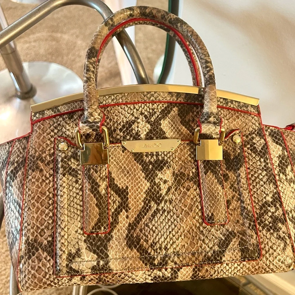 Faux Python Mini Handbag - Picture 9 of 9